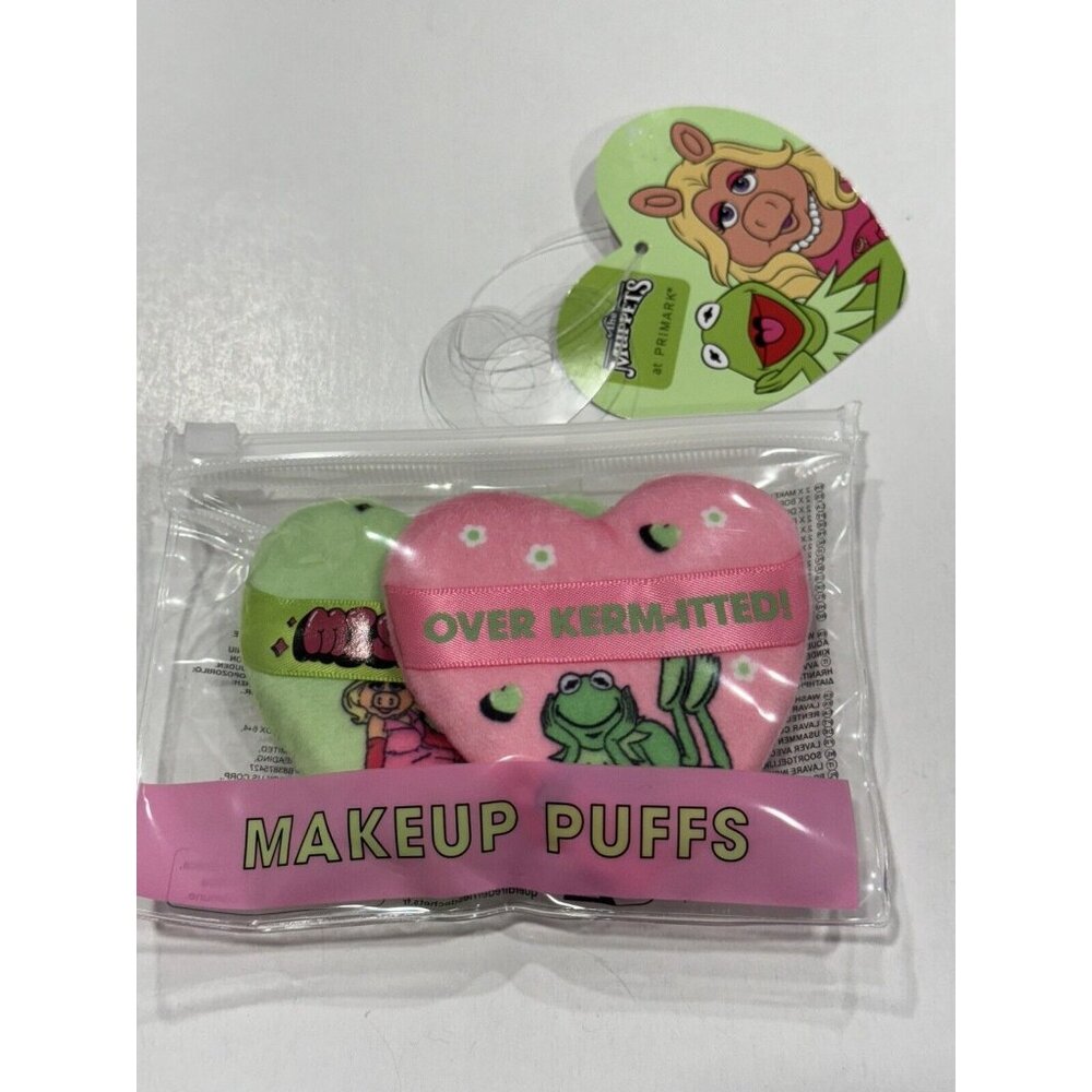 New The Muppets at Primark Makeup Puffs Miss Piggy Kermit B57